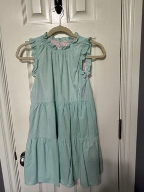 Copper Key Juniors Mint Ruffle Tiered Dress